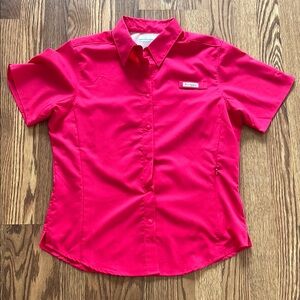Columbia Pink Short Sleeve Shirt